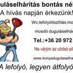 Duguláselhárítás II. kerület